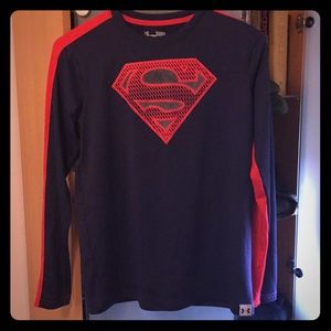 Under Armour Boys Superman Shirt